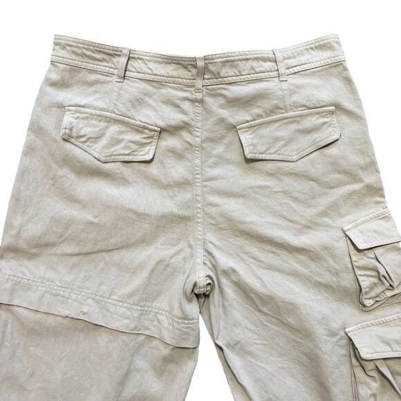 NWT ZARA Extra Long Wide Leg Baggy Cargo Pants SEE DESCRIPTION FOR SIZING INFO - Picture 9 of 14